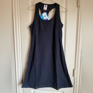 Title Nine Sz M Water Girl racer back Ginger Dress in Black